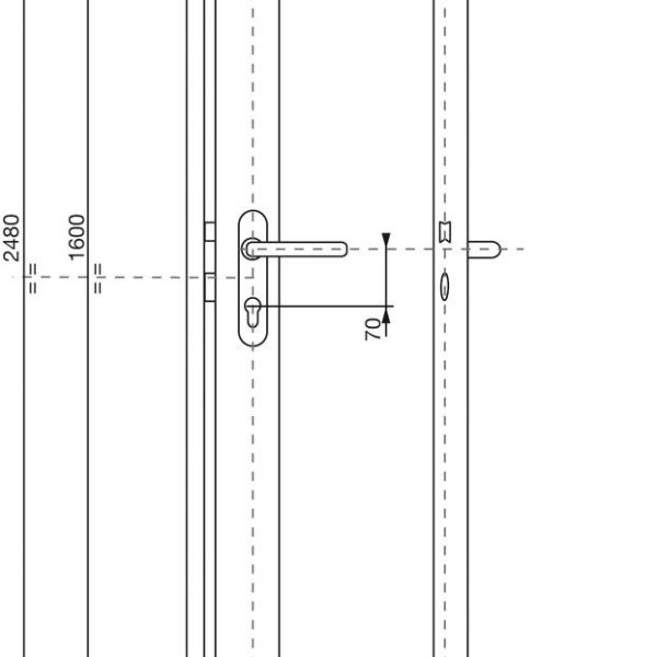 Serrure carénée en applique Vachette Securibloc A2P* 3 Points