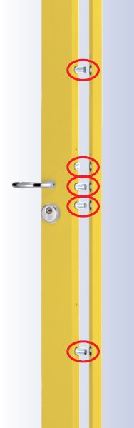 Porte blindée A2P BP1, Securystar Privilège - Serrure carénée 5 points